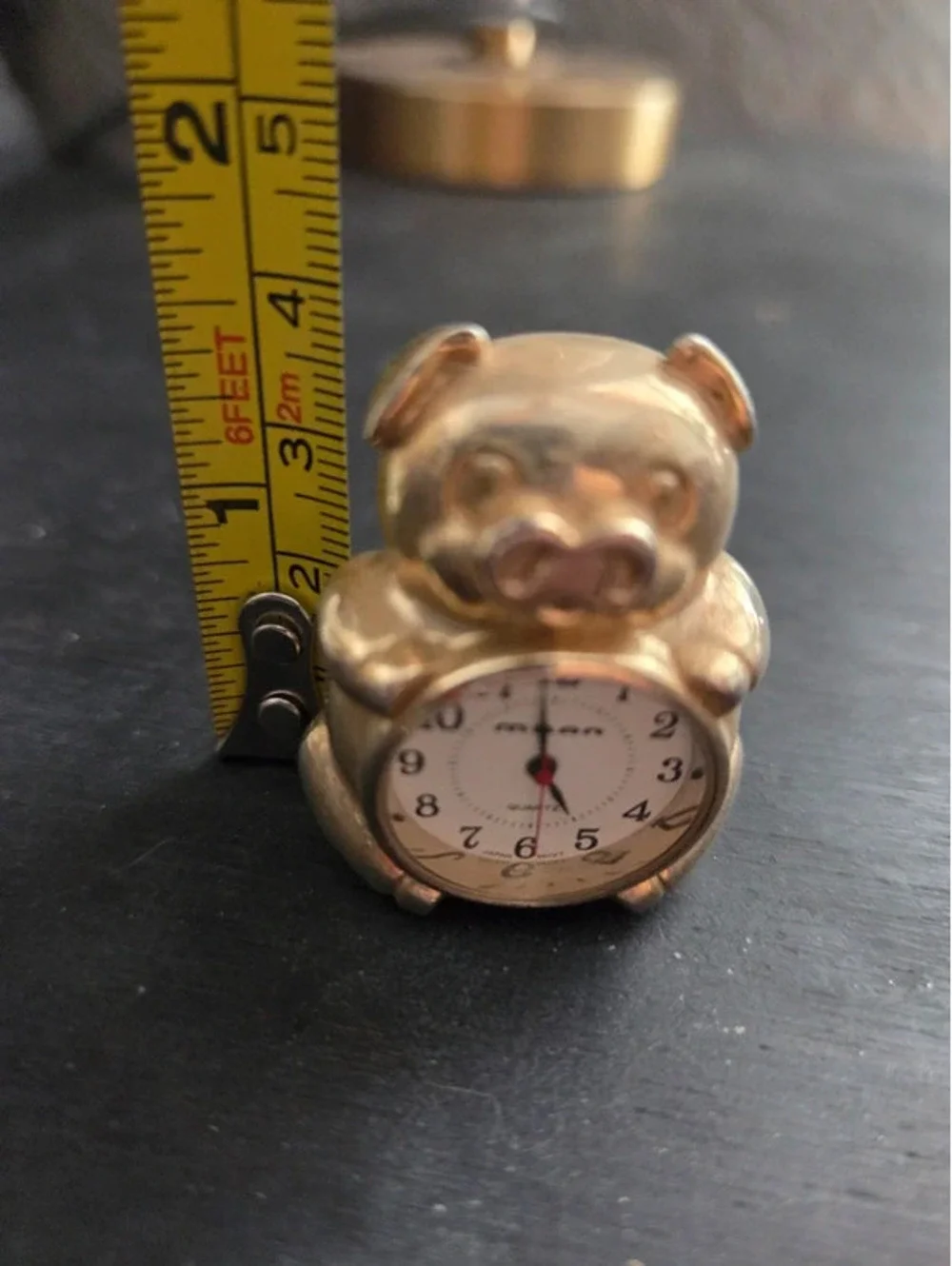 VTG Milan miniature pig clock
